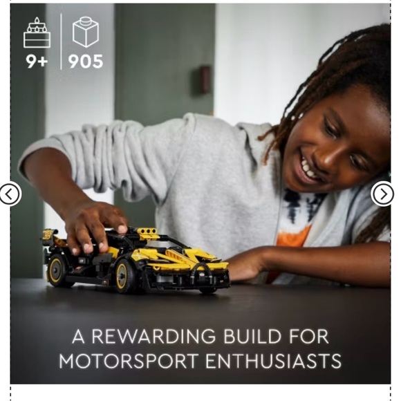 LEGO Technic Buggatti Bolide Race Car building set 905 pc, # 42151 new - Picture 5 of 5